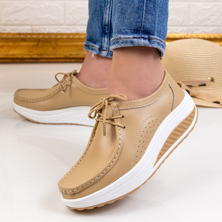 Дамски обувки Leta - Beige