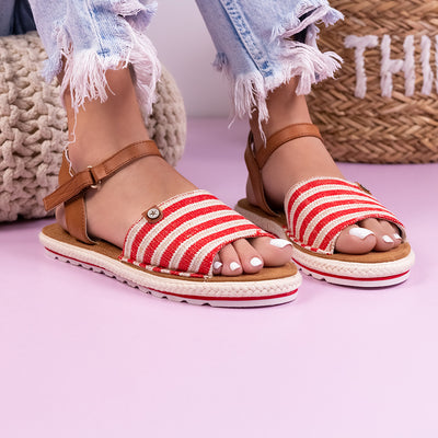 Дамски сандали Summer mood - Red