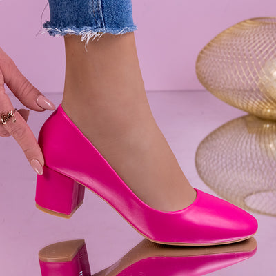 Дамски обувки на ток Mareta - Fuchsia