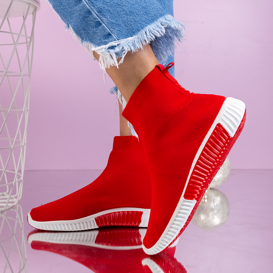 Дамски маратонки Melissa - Red