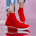 Дамски маратонки Melissa - Red