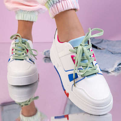 Дамски кецове Kayana - White/Blue