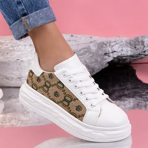 Дамски кецове Salvina - White/Brown