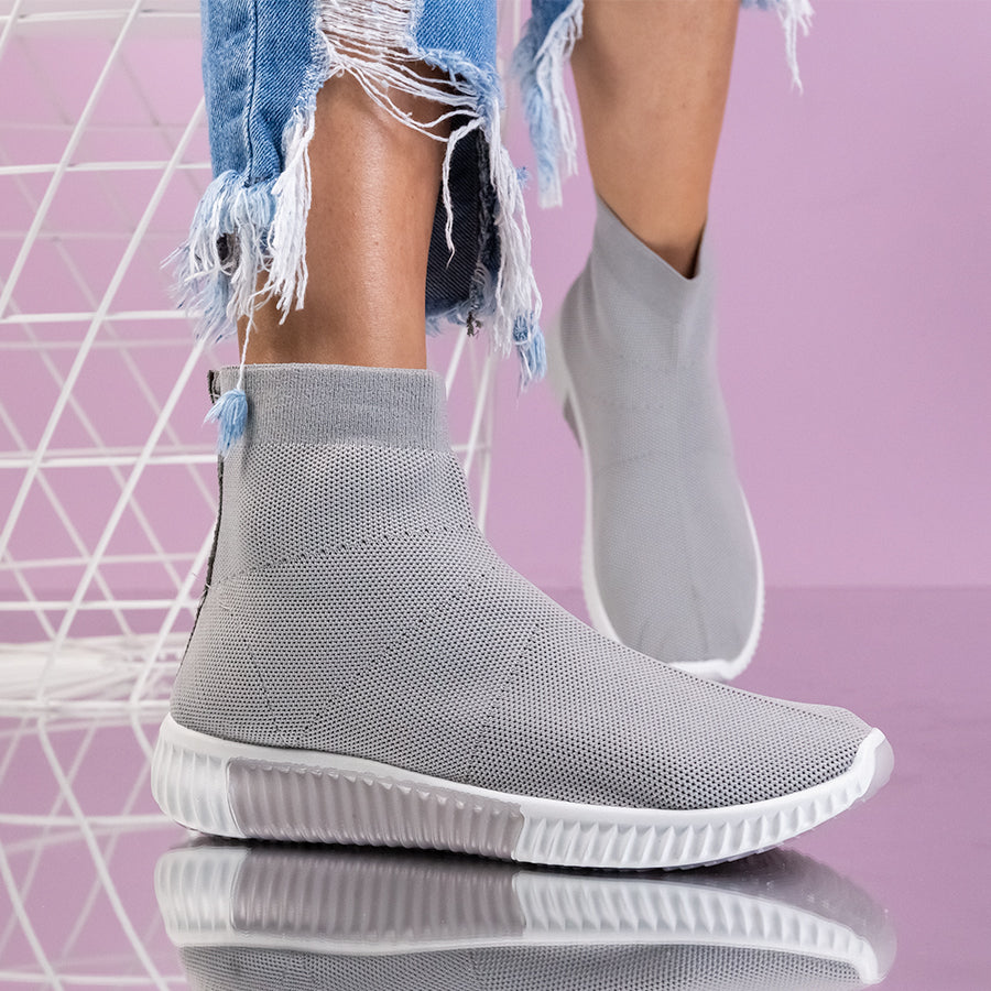 Дамски маратонки Melissa - Grey