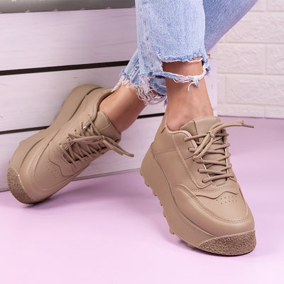 Дамски маратонки Alina - Khaki