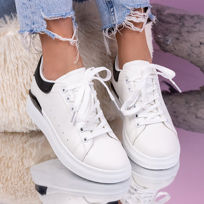 Дамски кецове Verra - White/Black