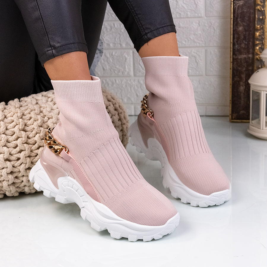 Дамски маратонки Hulia - Pink