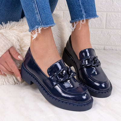 Дамски обувки Delia - Navy
