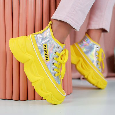 Дамски кецове Adele - Yellow