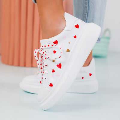 Дамски кецове Britny - White