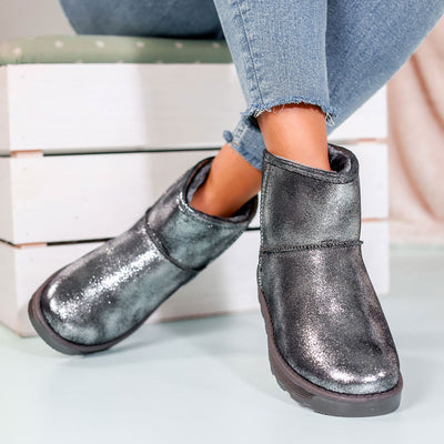 Дамски боти Katya - Black/Silver