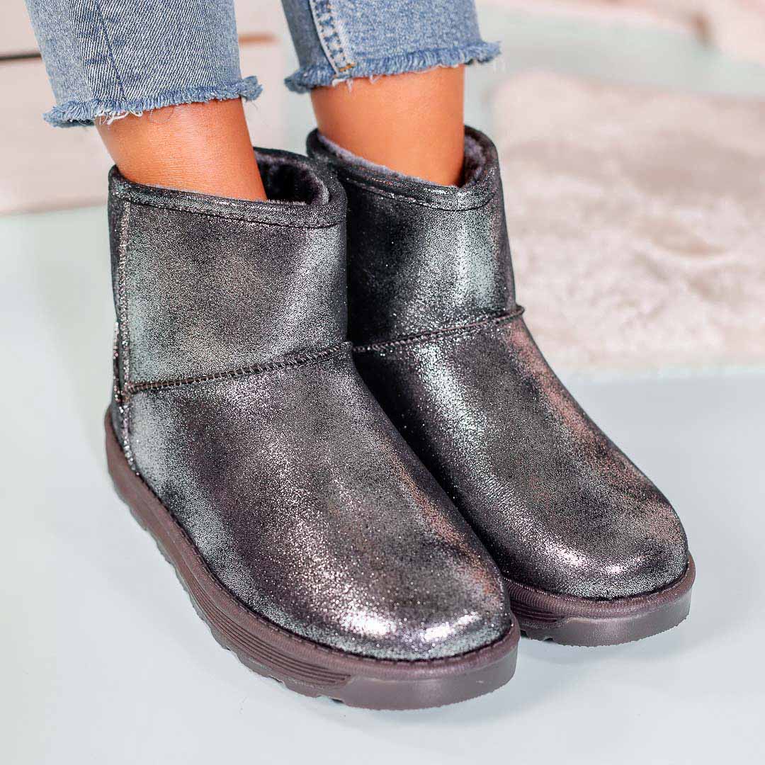 Дамски боти Katya - Black/Silver