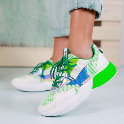 Дамски маратонки Angel - Green