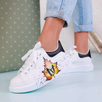 Дамски кецове Polly - White/Black