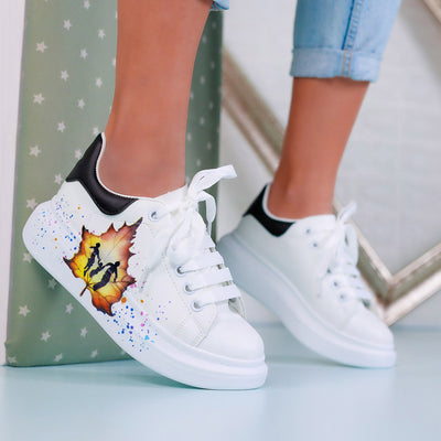 Дамски кецове Polly - White/Black