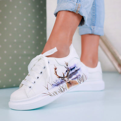 Дамски кецове Torino - White