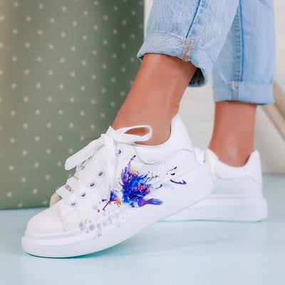 Дамски кецове Calea - White