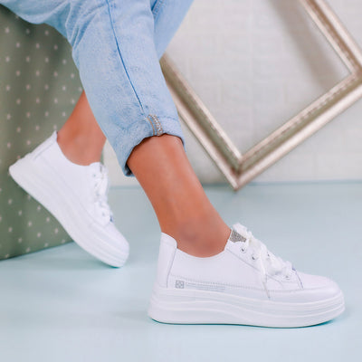 Дамски кецове Asya - White