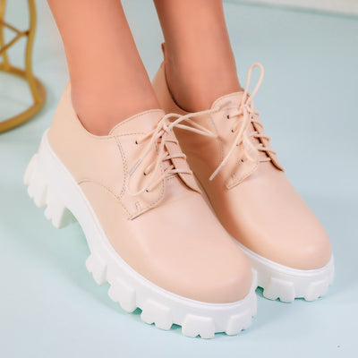 Дамски обувки Alanya - Cream