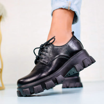 Дамски обувки Alanya - Black Leather