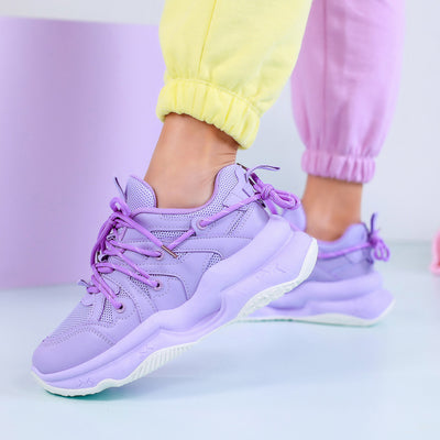 Дамски маратонки Almenia - Purple