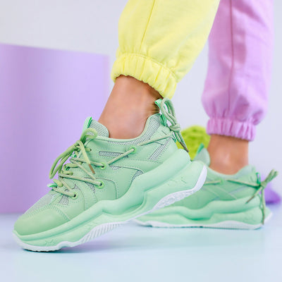 Дамски маратонки Almenia - Green