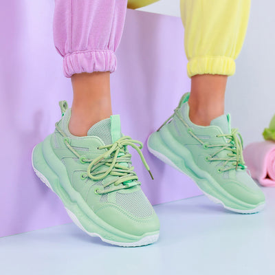 Дамски маратонки Almenia - Green