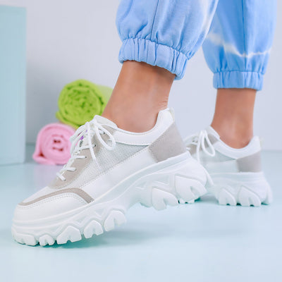 Дамски маратонки Jolley - White