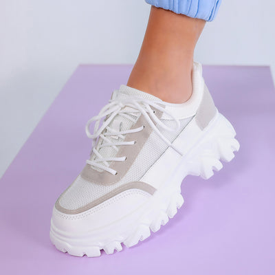 Дамски маратонки Jolley - White