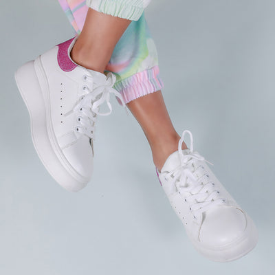 Дамски кецове Adalina - Pink