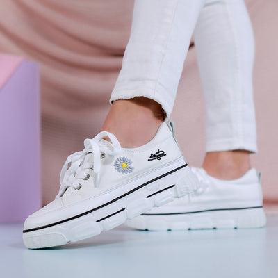 Дамски гуменки Salmina - White