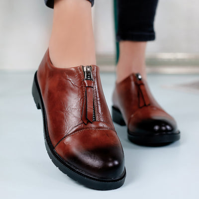 Дамски обувки Polita - Camel