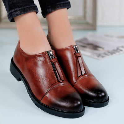 Дамски обувки Polita - Camel