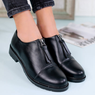 Дамски обувки Polita - Black Leather