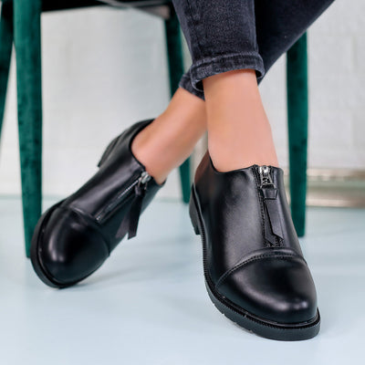 Дамски обувки Polita - Black Leather