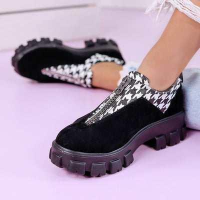 Дамски обувки Flaviya - Black/White