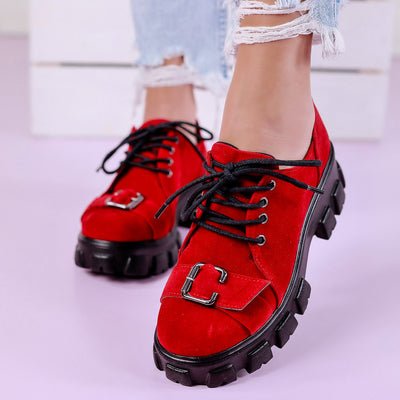 Дамски обувки Azaliya - Red