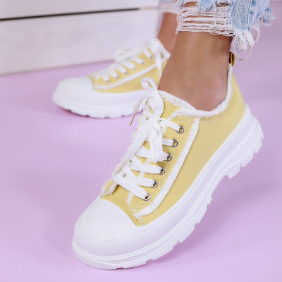 Дамски гуменки Barbea - Yellow