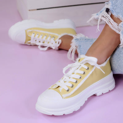 Дамски гуменки Barbea - Yellow