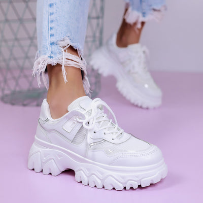 Дамски маратонки Arleta - White