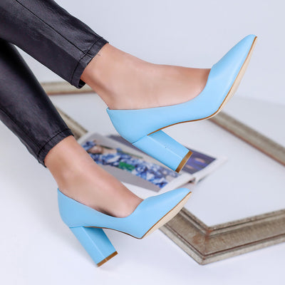 Дамски обувки на ток Serenity - Blue