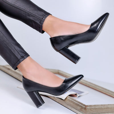 Дамски обувки на ток Serenity - Black
