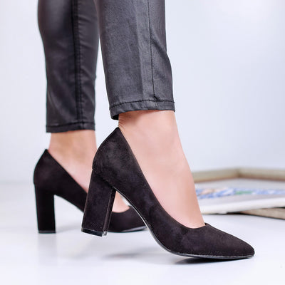 Дамски обувки на ток Kristen - Black