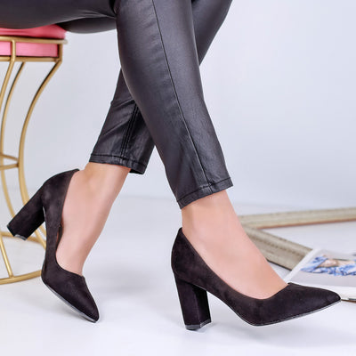 Дамски обувки на ток Kristen - Black