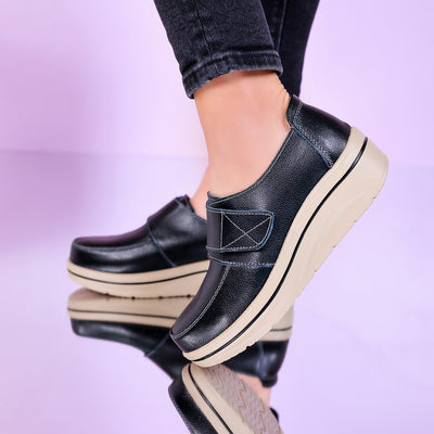 Дамски обувки на платформа Olia - Black