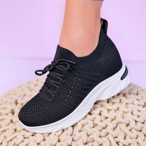 Дамски кецове на платформа Kadena - Black