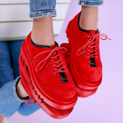 Дамски обувки Solina - Red