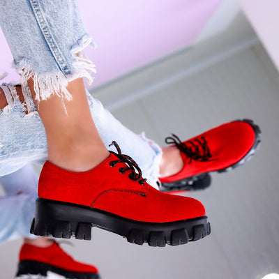 Дамски обувки Fara - Red