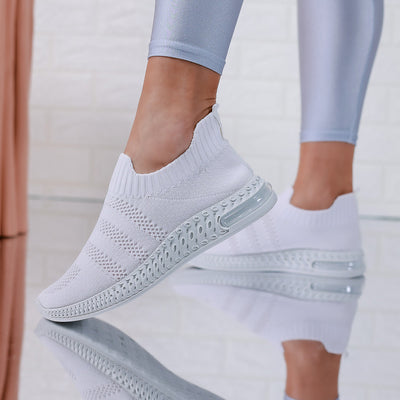 Дамски маратонки Klarita - White