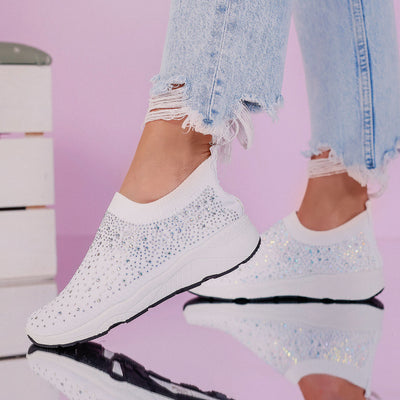 Дамски маратонки Alicia - White